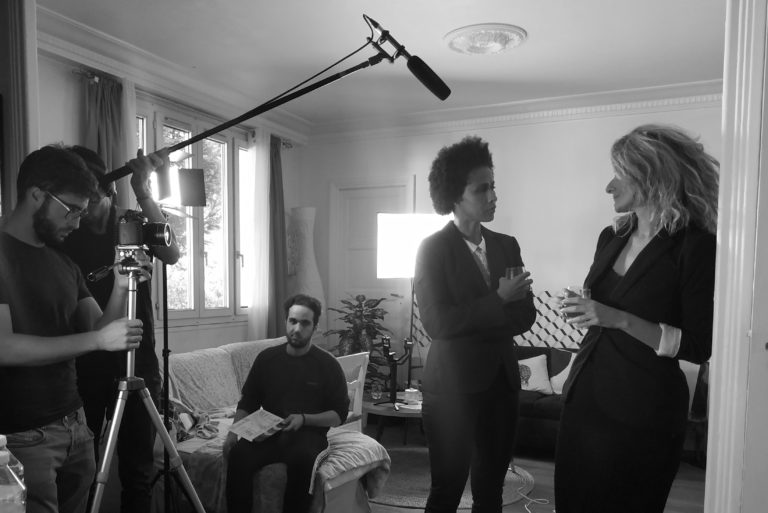Tournage court métrage Sabrina Nanni comédienne actrice